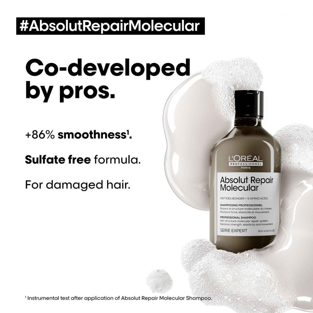 LOreal Professionnel L'Oreal Professionnel Serie Expert Absolut Repair Molecular Shampoo 300ml Shampoo