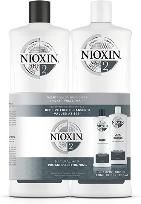 Nioxin Nioxin System 2  - 1L Duo Pack hair care