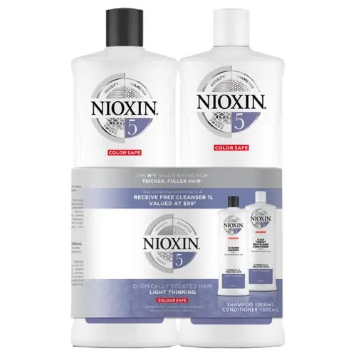 Nioxin Nioxin System 5  - 1L Duo Pack hair care