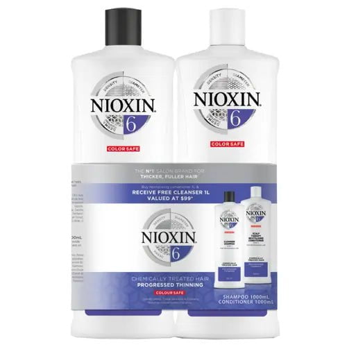 Nioxin Nioxin System 6  - 1L Duo Pack hair care