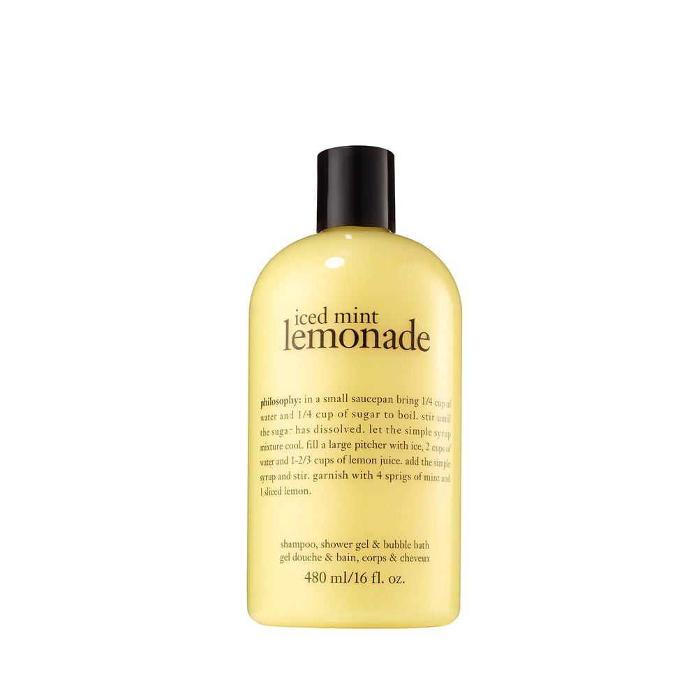 Philosophy Philosophy Iced Mint Lemonade Shampoo, Shower Gel and Bubble Bath 480ml Hair & Body Wash