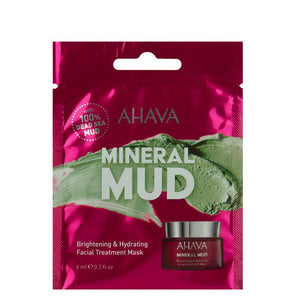 AHAVA AHAVA Mineral Mud Brightening and Hydrating Mask 6ml - Single Use Facial Masks