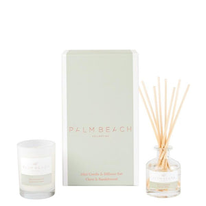 Palm Beach Collection Clove & Sandalwood Mini Candle & Diffuser Gift Set