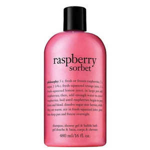 Philosophy Raspberry Sorbet Shampoo, Shower Gel and Bubble Bath 