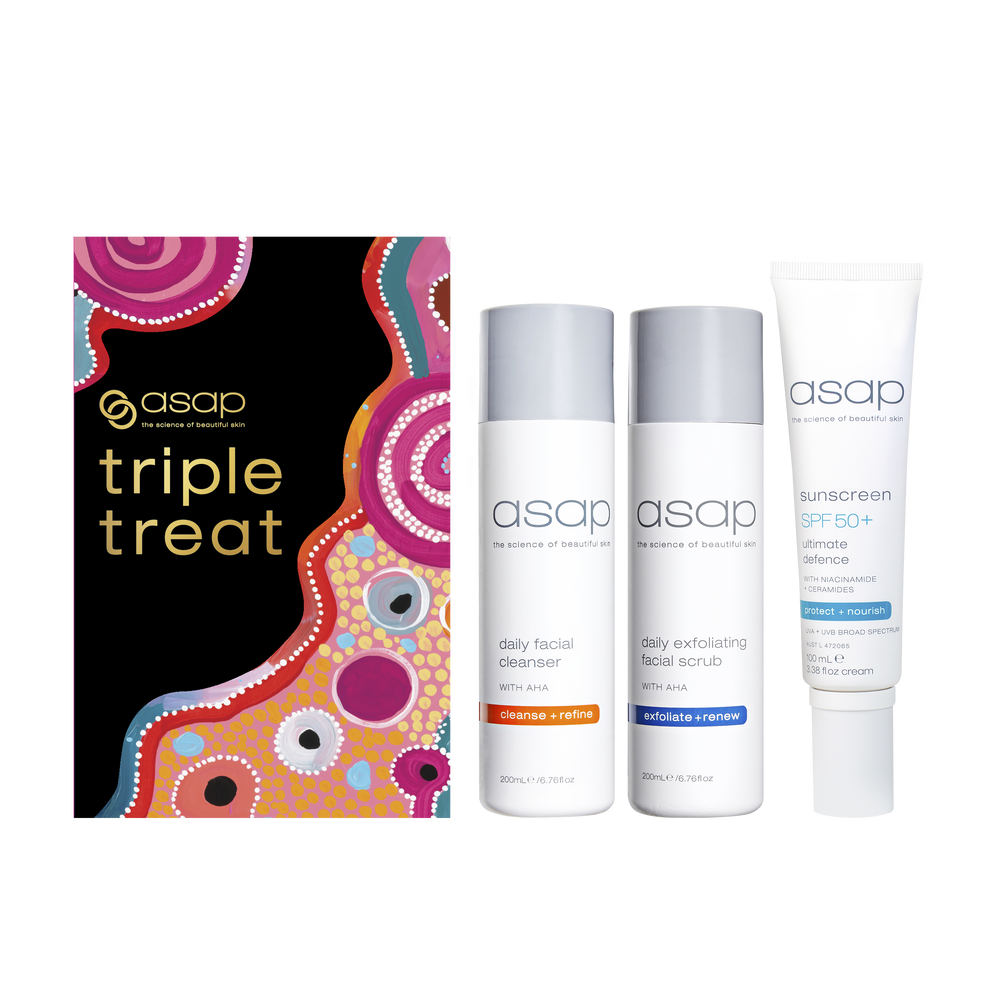 asap triple treat cleanse & protect pack - ultimate defence