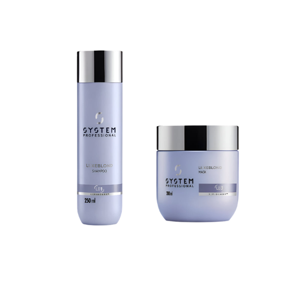 System Professional LuxeBlonde Shampoo + Mask
