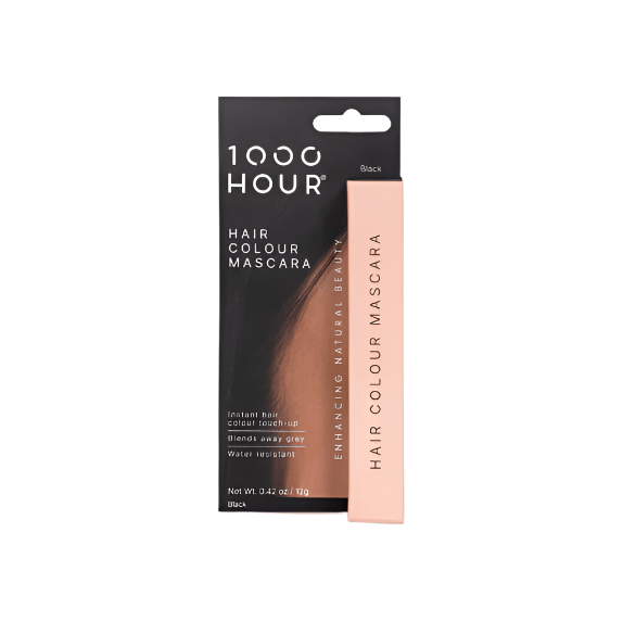 1000 Hour 1000 Hour Hair Colour Mascara - Black Hair Care [Health and Beauty]