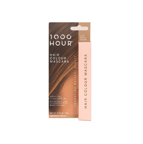 1000 Hour 1000 Hour Hair Colour Mascara - Light Brown/Blonde 12g Hair Care [Health and Beauty]