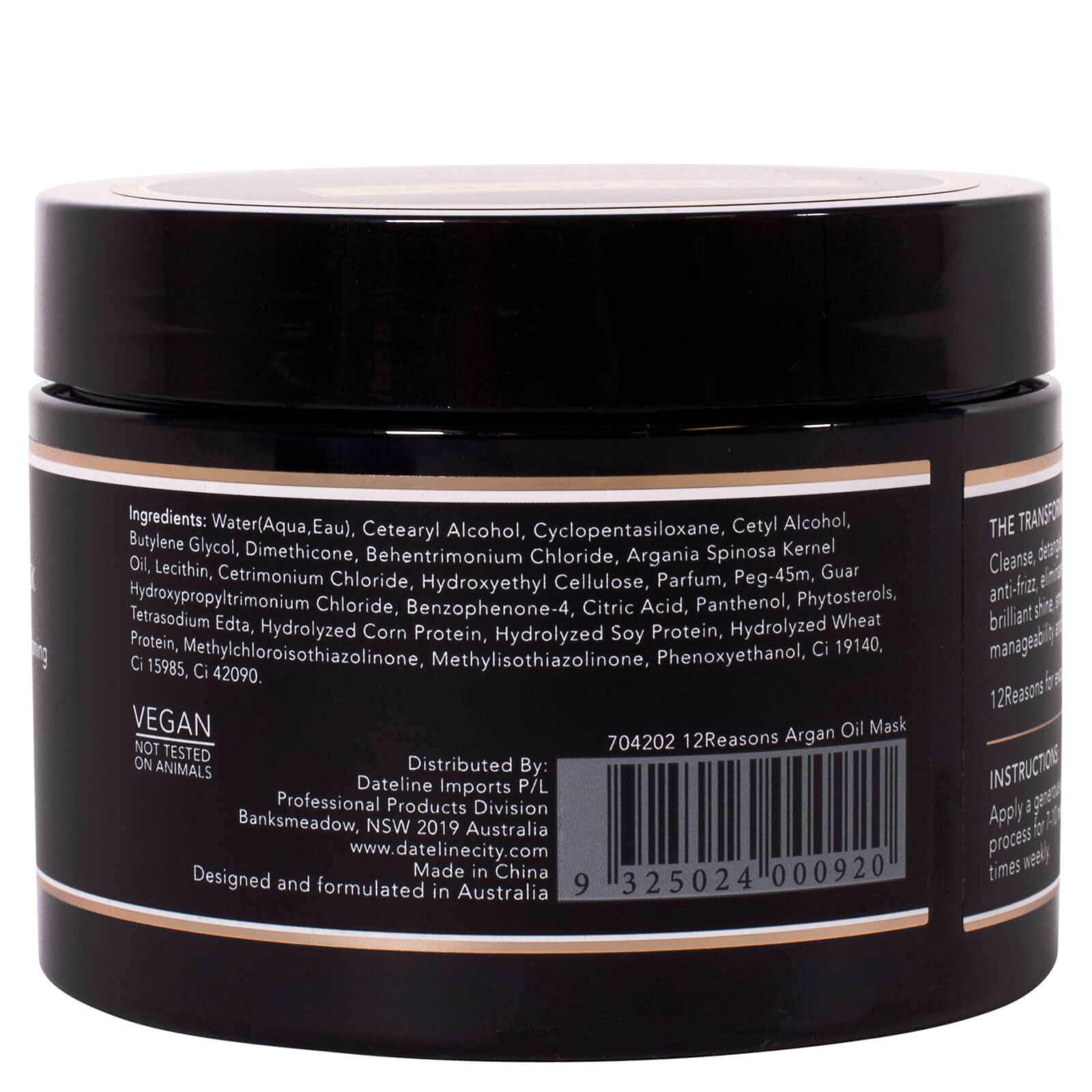 12Reasons 12Reasons Argan Oil Mask 250ml Hair Care