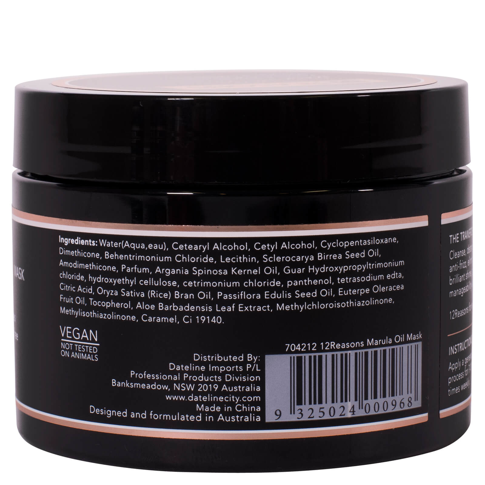 12Reasons 12Reasons Marula Oil Mask 250ml Hair Care