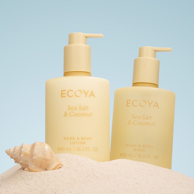 ECOYA Sea Salt & Coconut Hand & Body Lotion 450ml