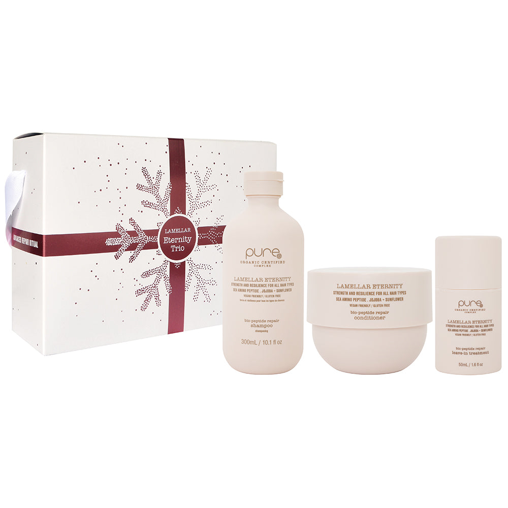 PURE TRIO LAMELLAR ETERNITY Shampoo & Conditioner + Leave in Treatment