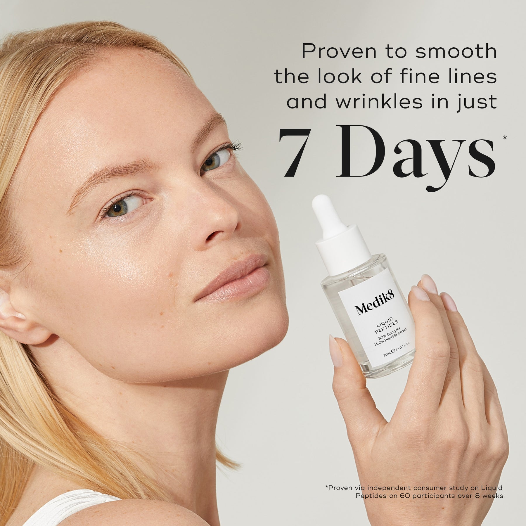 Medik8 Liquid Peptides 30ml - Claim