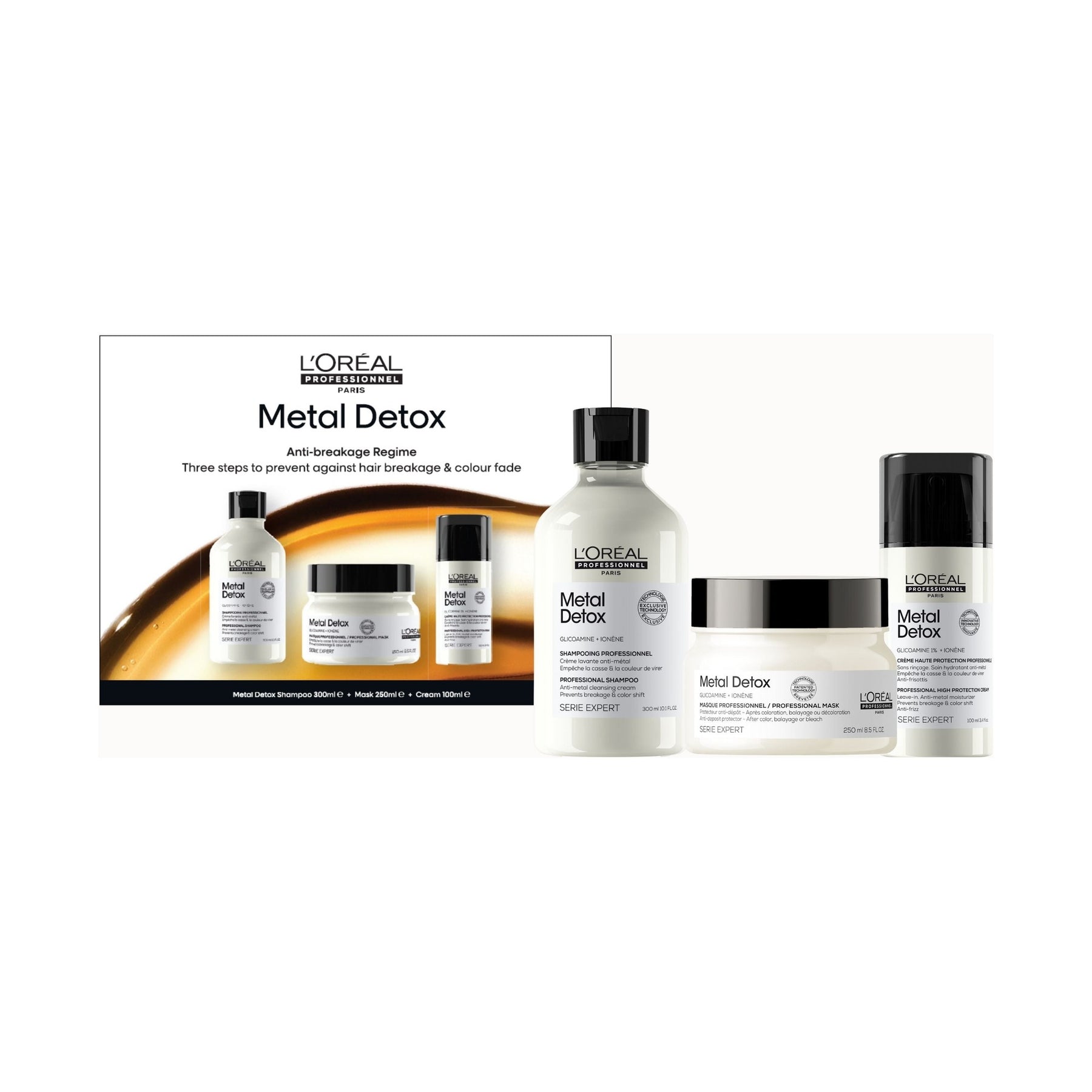 LOreal Professionnel Metal Detox Trio Pack