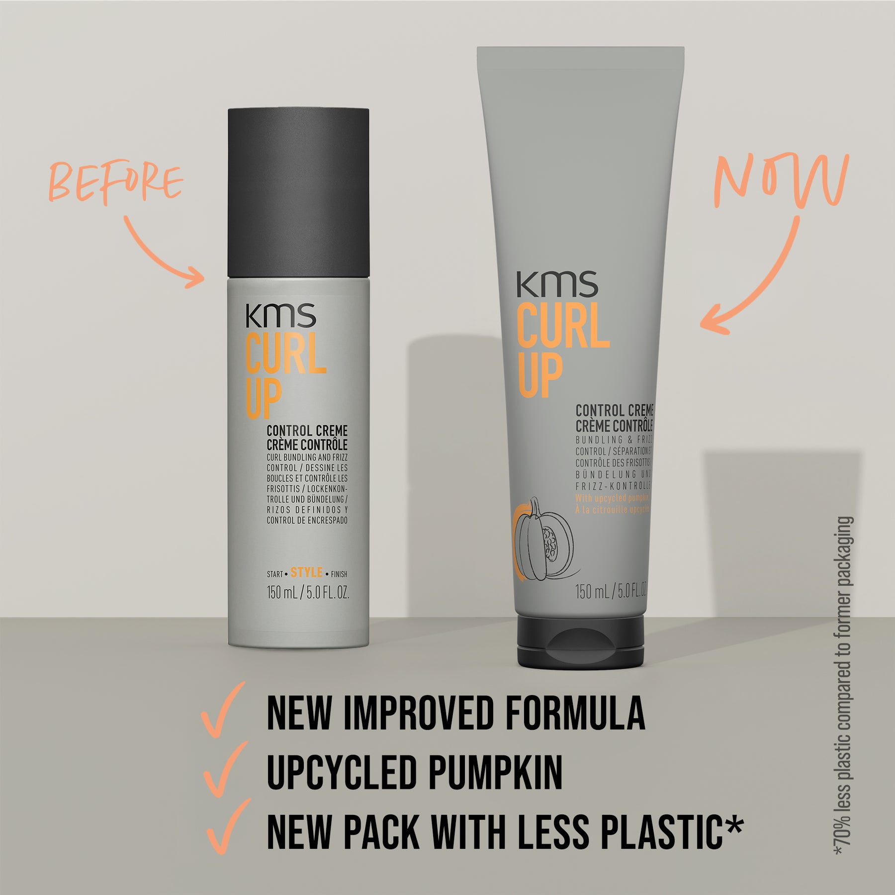 KMS Curlup Control Creme 150ml