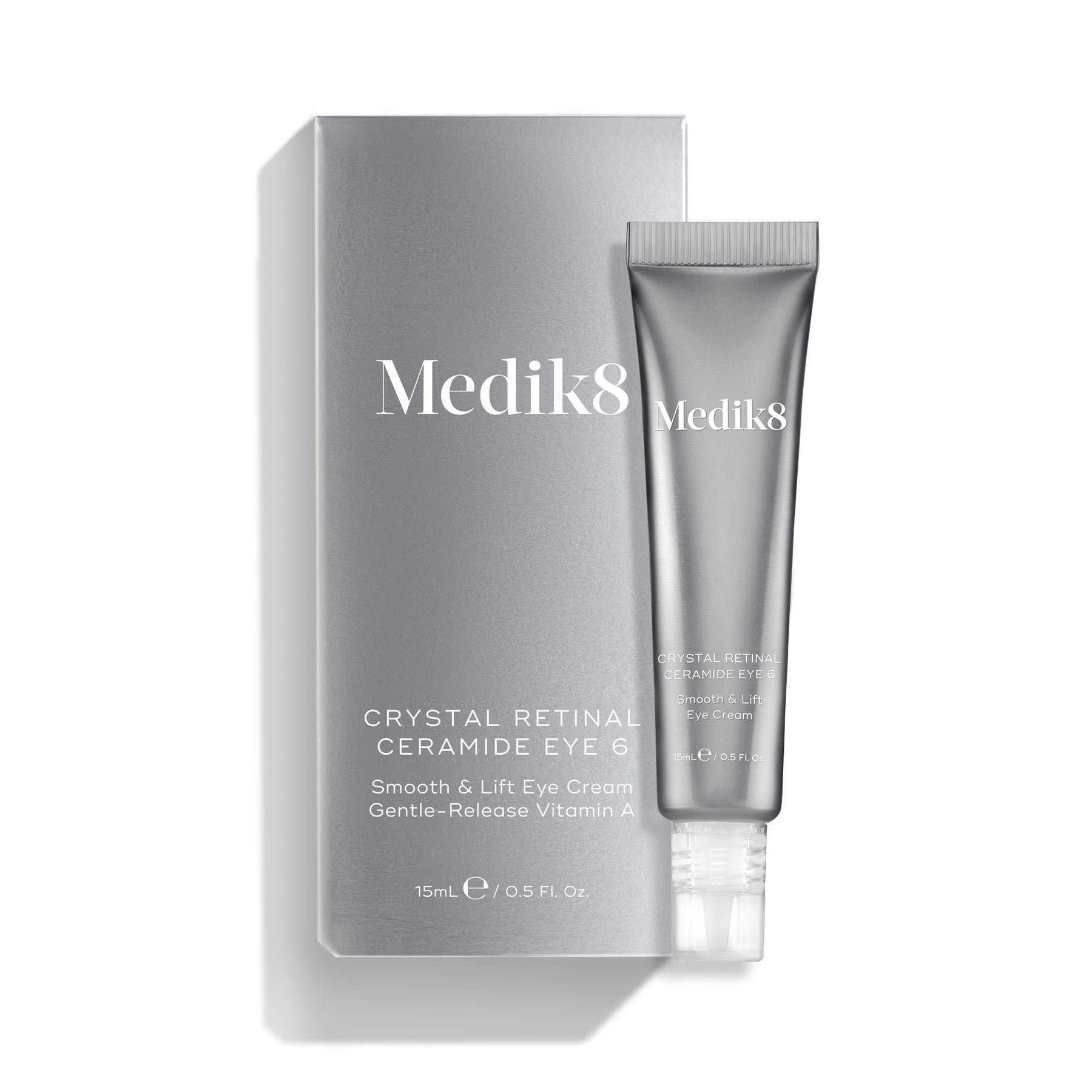 Medik8 Crystal Retinal Ceramide Eye 10 15ml - Product and Carton