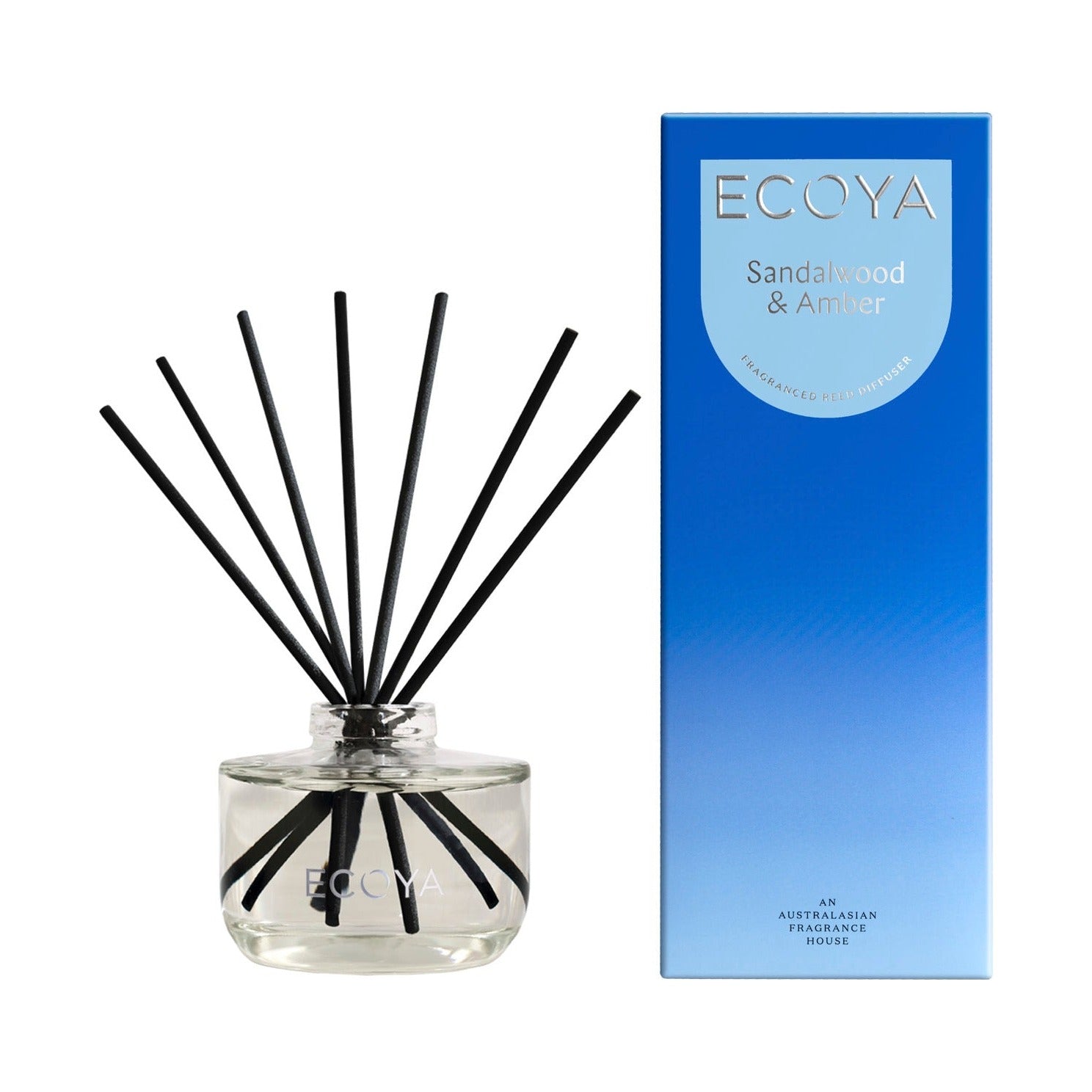 ECOYA Sandalwood & Amber Mini Reed Diffuser 50ml