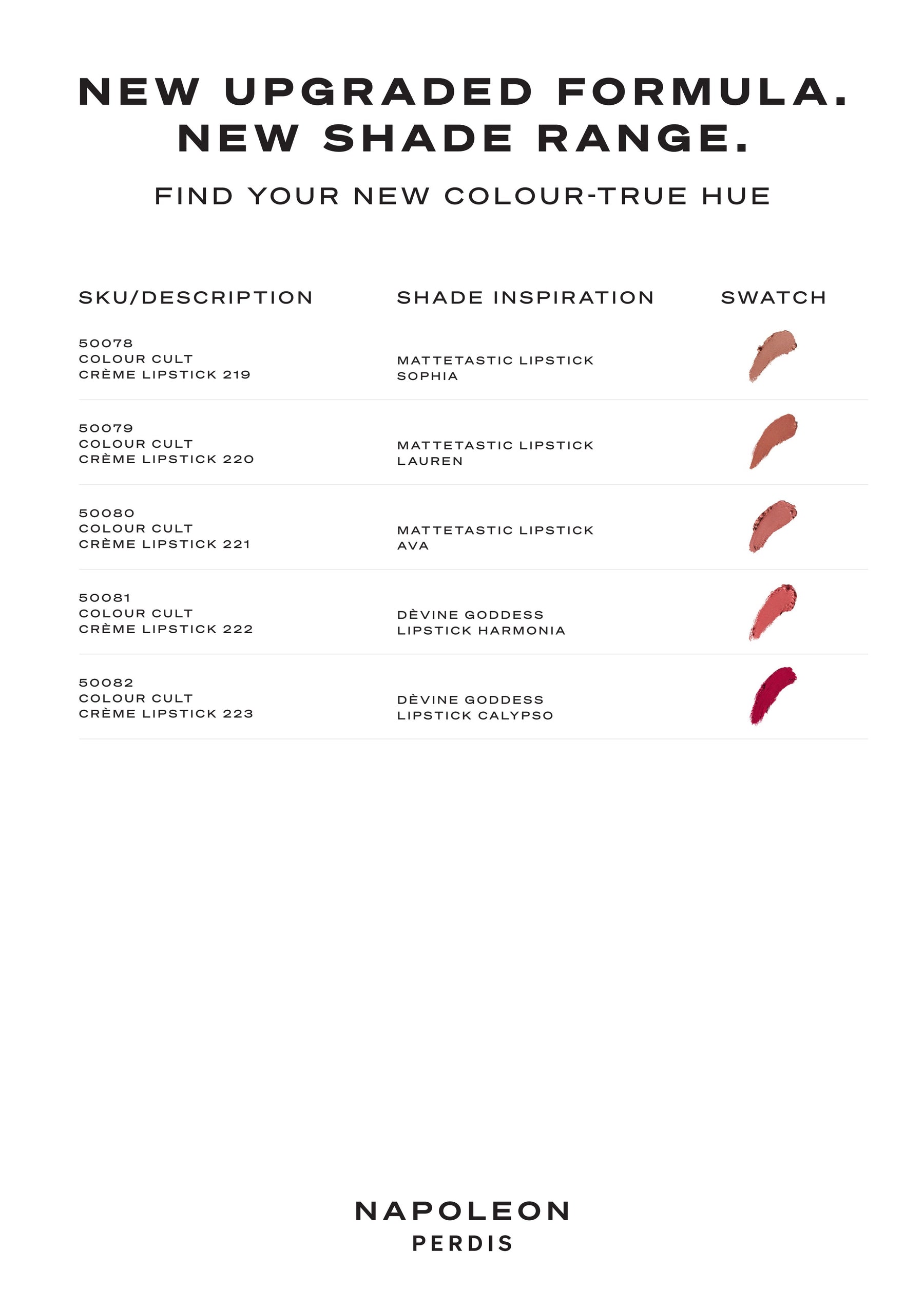 Napoleon Perdis Colour Cult Creme Lipstick 2g