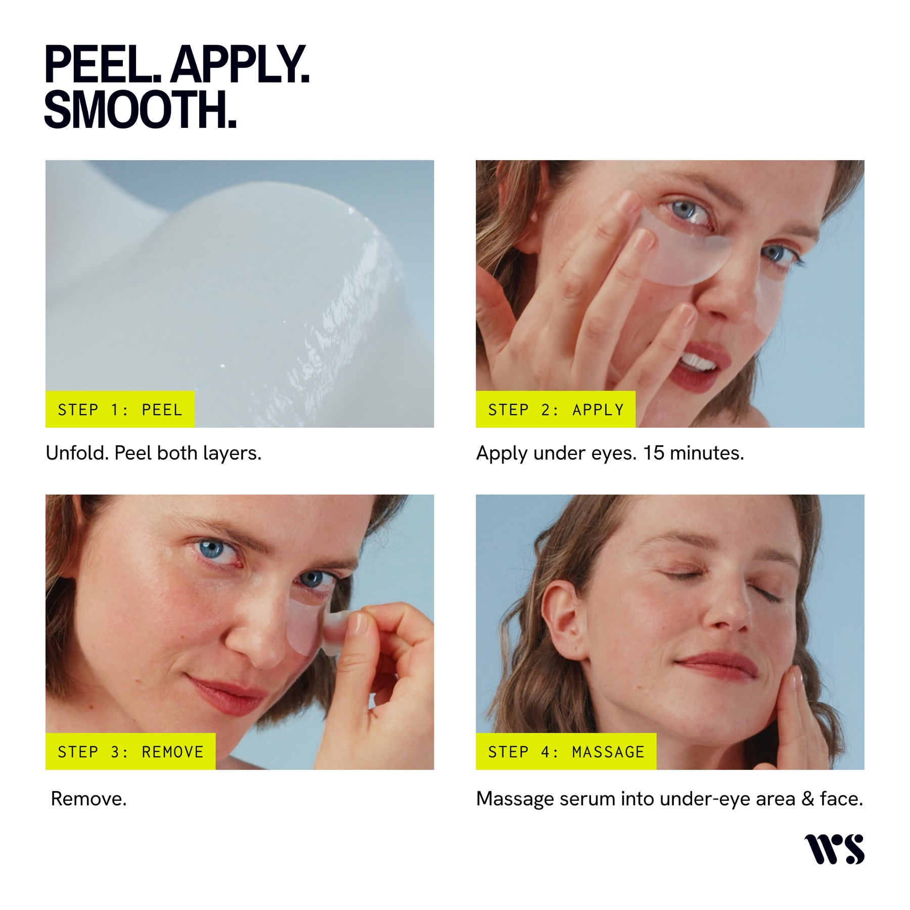 Wrinkles Schminkles Eye Brightening & Depuffing Mask - 5 Masks