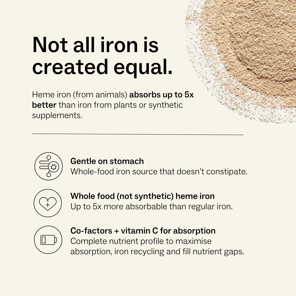 My Way Up Organic Liver Iron + Energy 120 Hard Capsules