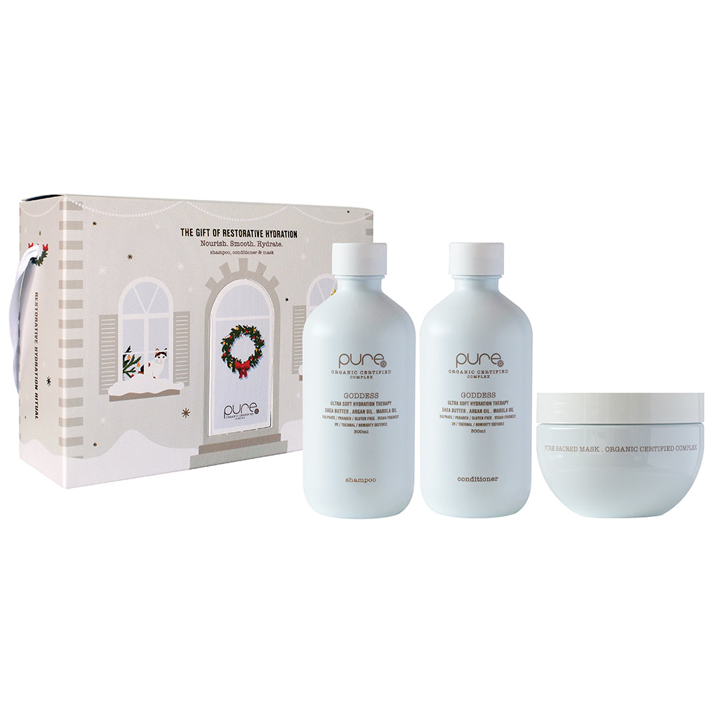 PURE TRIO GODDESS Shampoo & Conditioner + Sacred Argan Mask