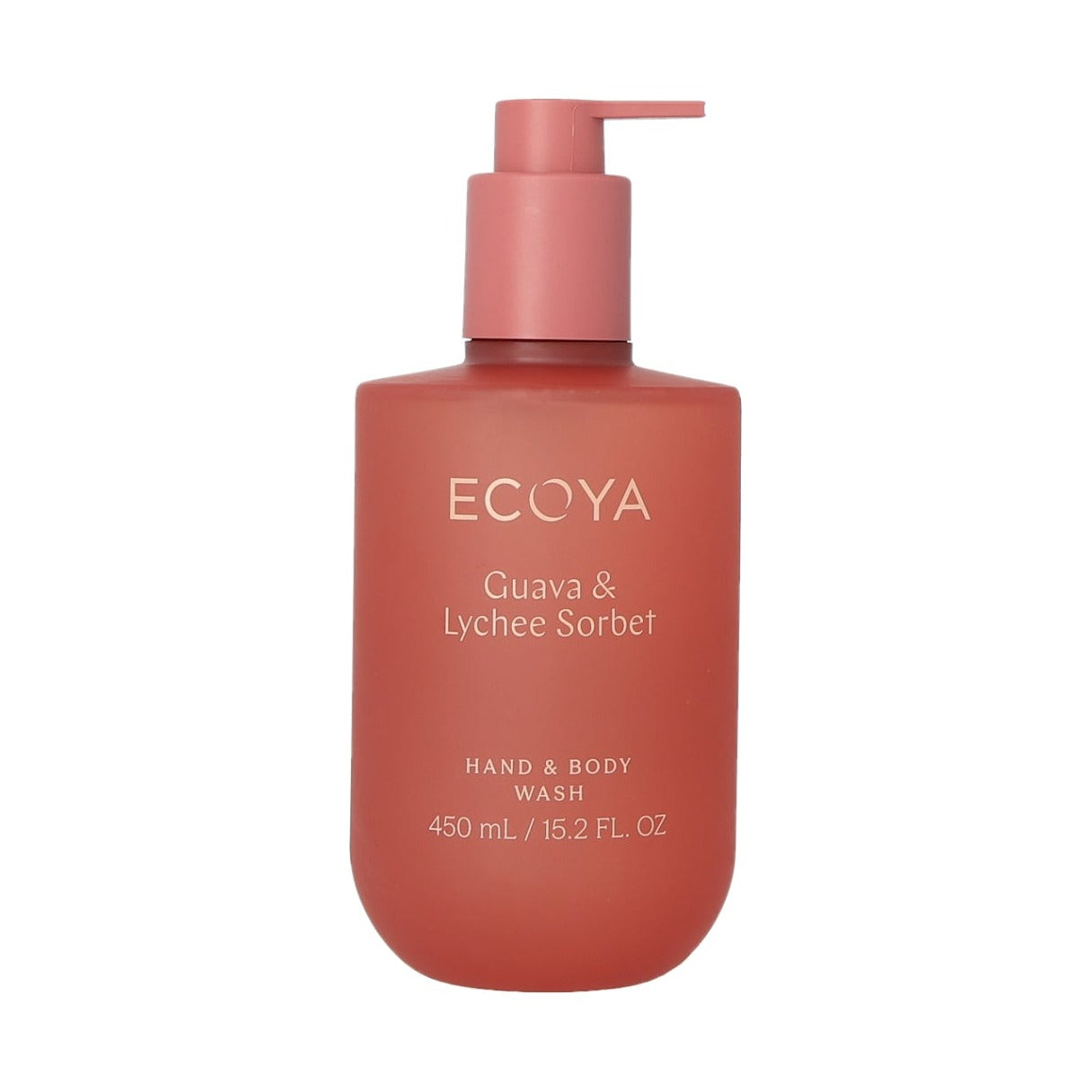 ECOYA Hand & Body Wash Guava & Lychee Sorbet 450ml