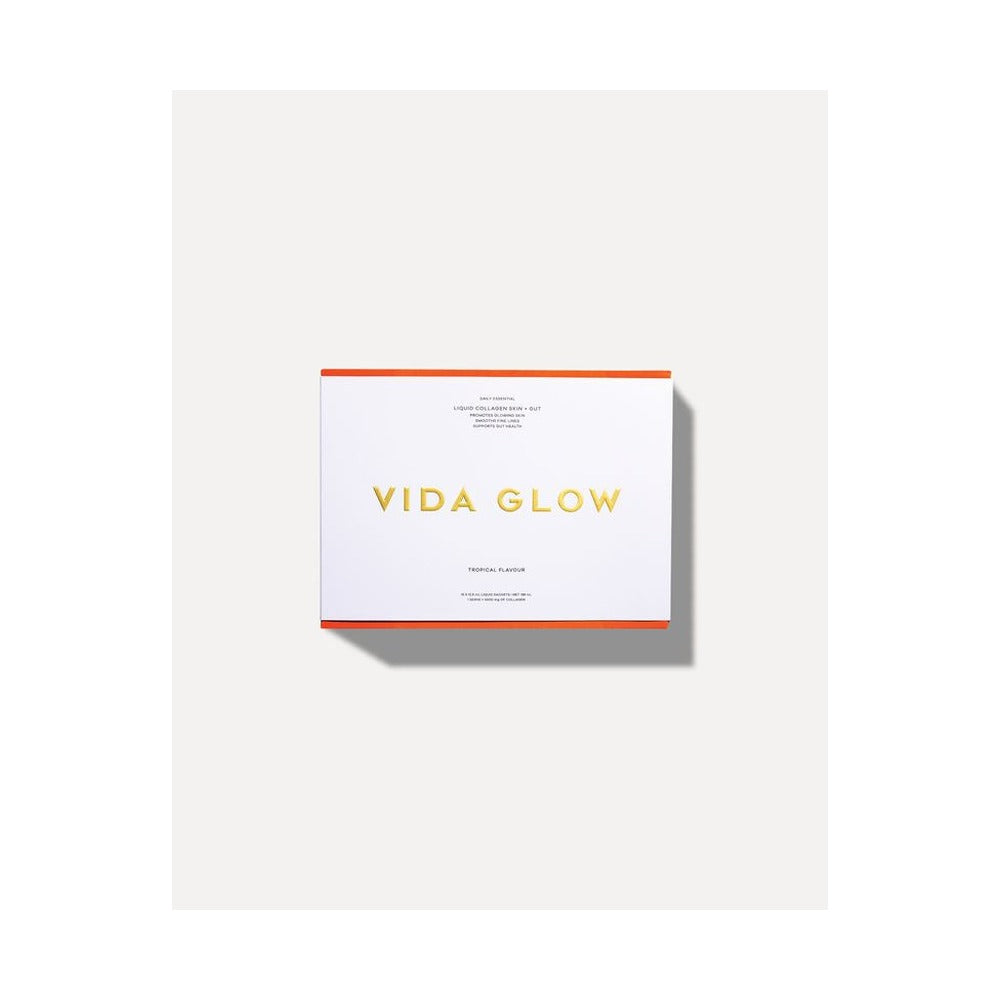 Vida Glow Liquid Collagen Skin + Gut - Tropical 15 x 12.5ml Sachets