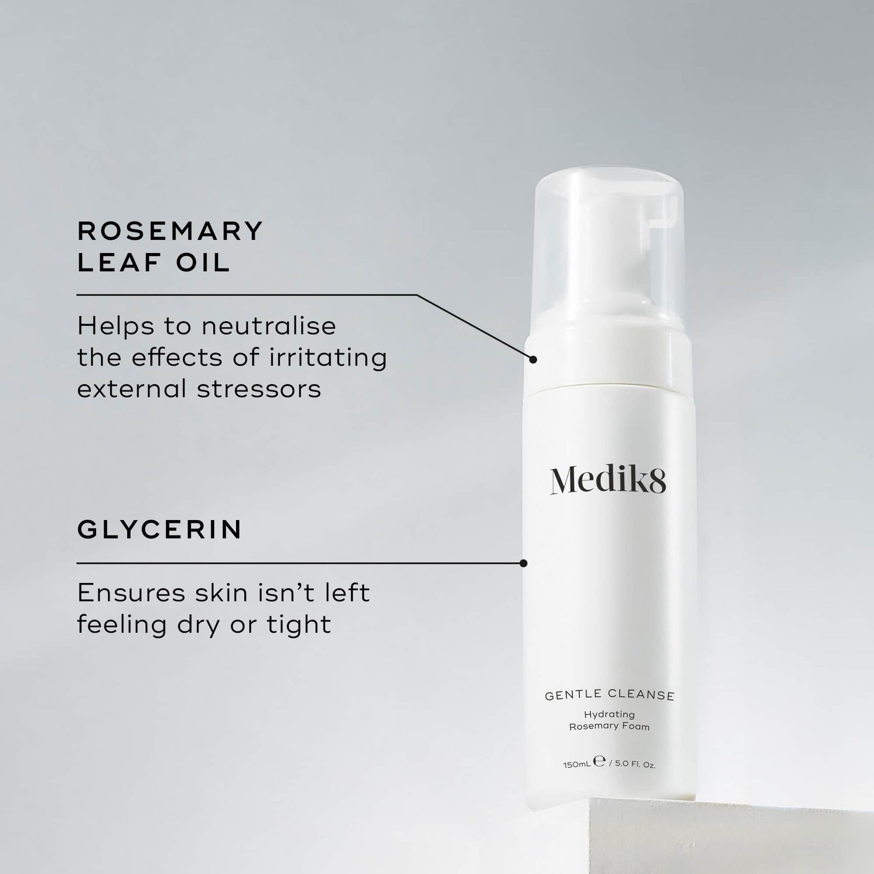 Medik8 Gentle Cleanse 150ml - Ingredients