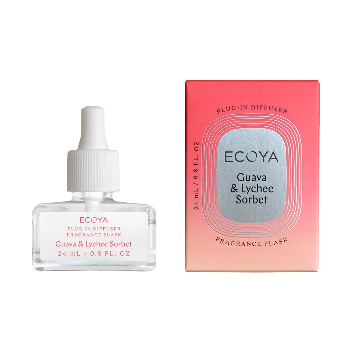 ECOYA Guava & Lychee Sorbet Plug-In Diffuser Fragrance Flask