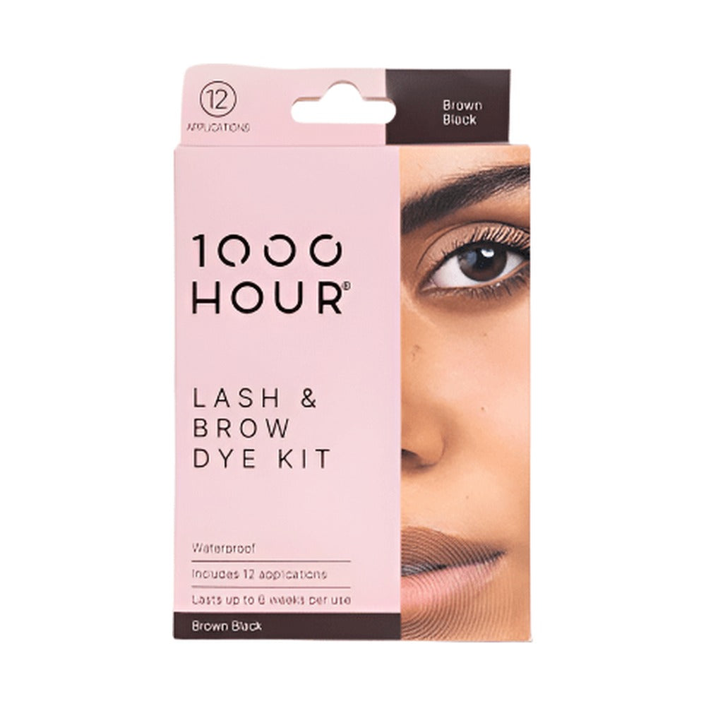 1000 Hour Eyelash & Brow Dye Kit - Brown Black