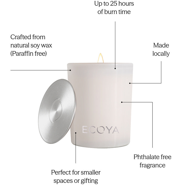 ECOYA Sea Salt & Coconut Mini Madison Candle 80g