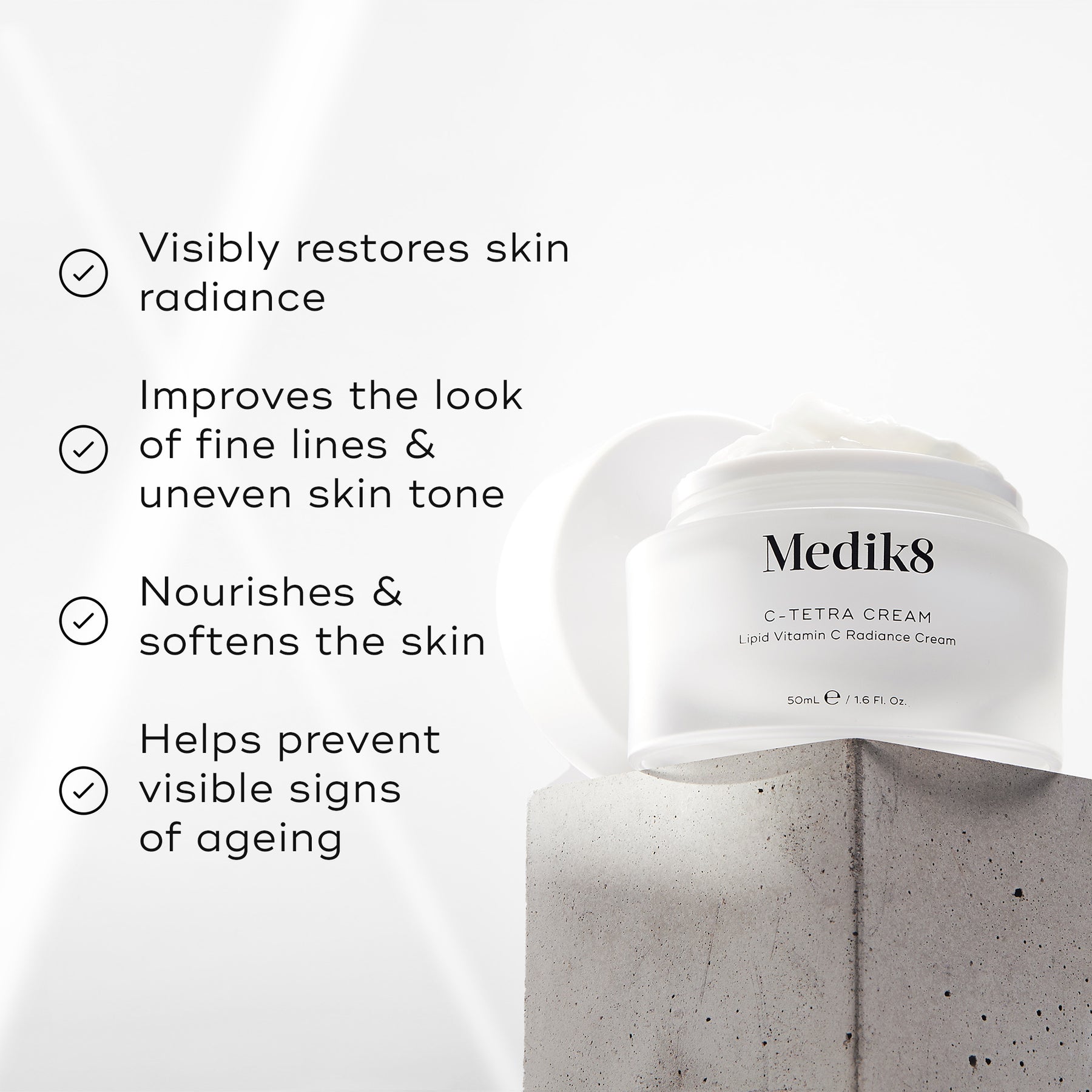 Medik8 C-Tetra Cream 50ml - Benefits