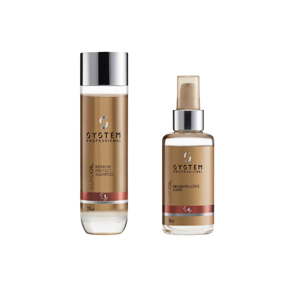System Professional LuxeOil Shampoo + Reconstructive Elixir