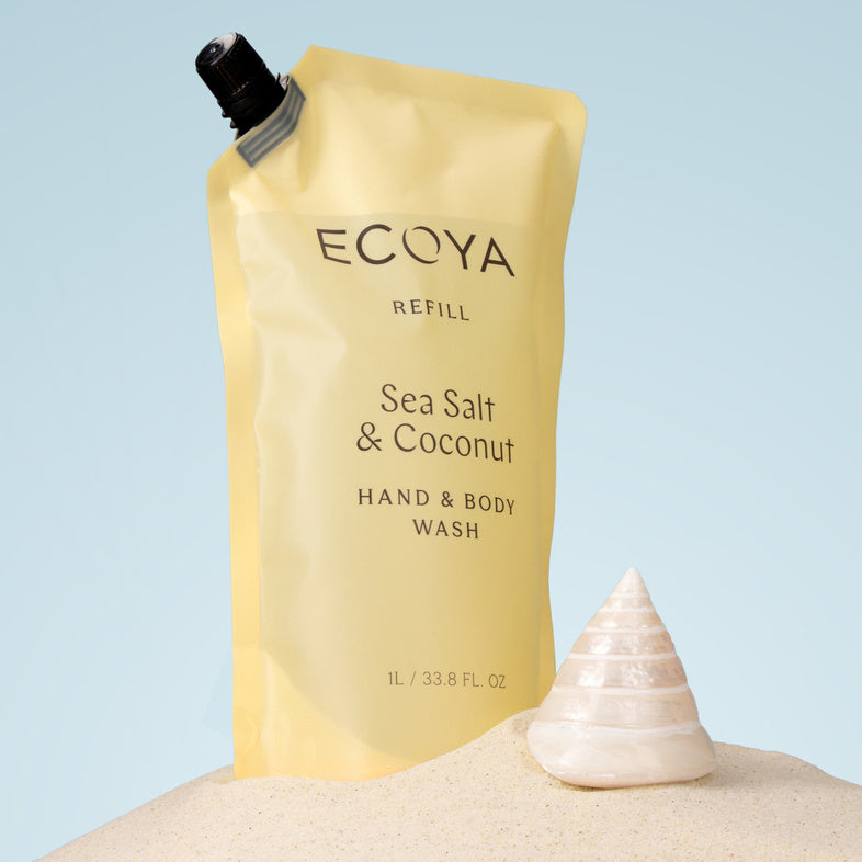 ECOYA Sea Salt & Coconut Hand & Body Wash 450ml
