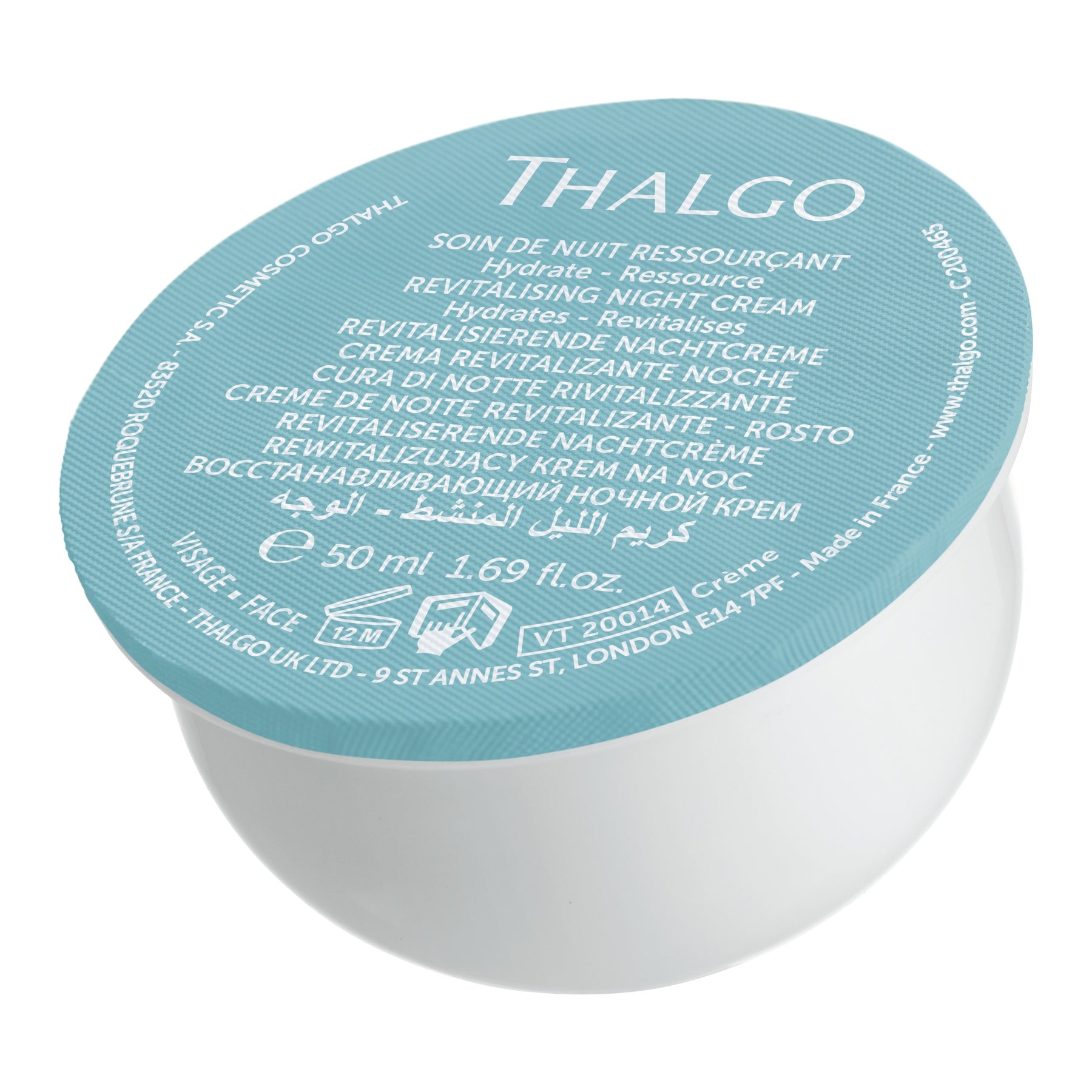 Thalgo Source Marine Revitalising Night Cream Refill 50ml