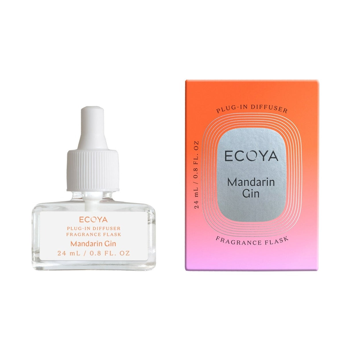 ECOYA Mandarin Gin Plug-In Diffuser Fragrance Flask