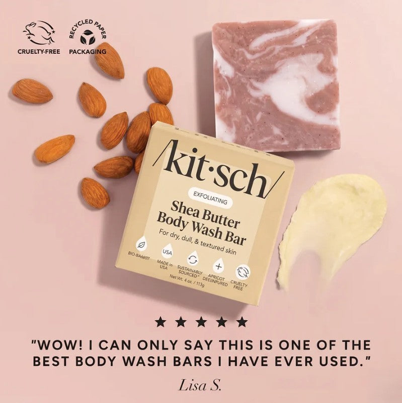 Kitsch Shea Butter Moisturizing Solid Body Wash Bar 113g