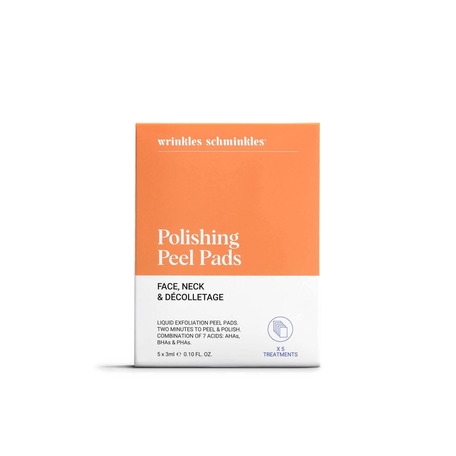 Wrinkles Schminkles Face Polishing Peel Pads - 5 Pack