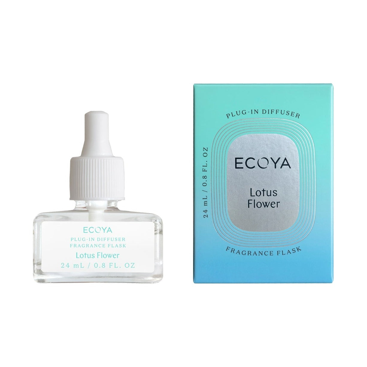 ECOYA Lotus Flower Plug-In Diffuser Fragrance Flask