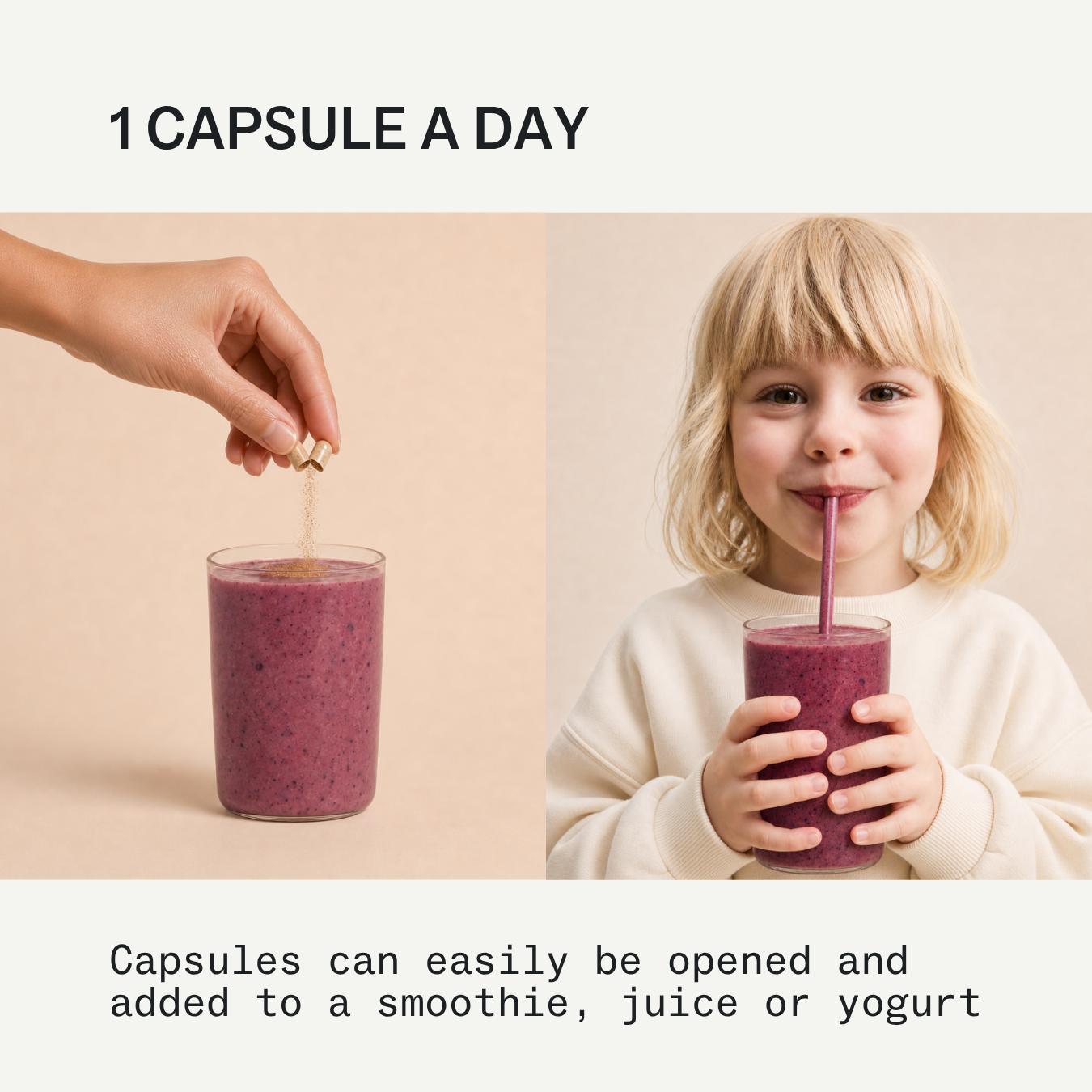 My Way Up Skin + Gut Kids 30 Hard Capsules