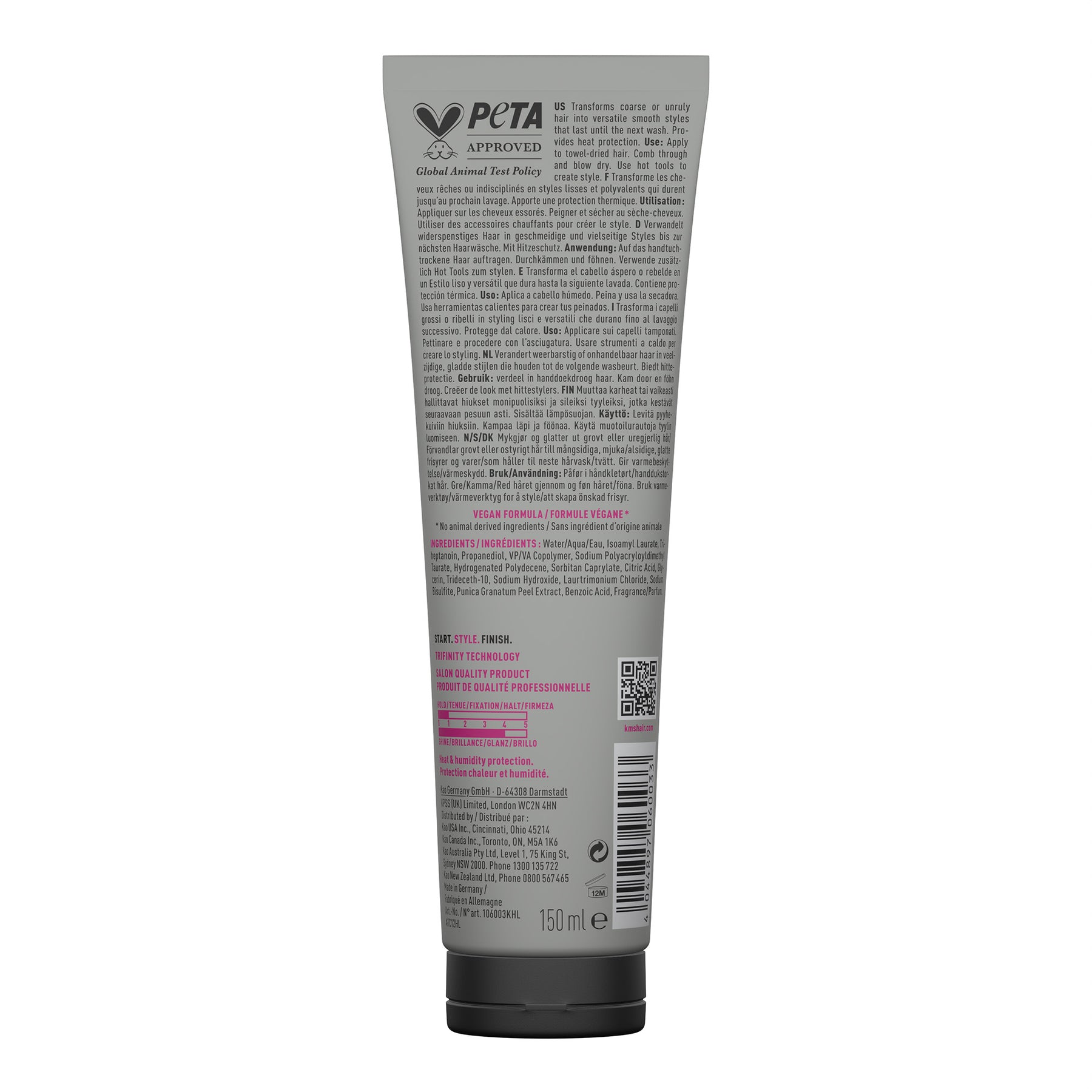 KMS Thermashape Straightening Creme 150ml