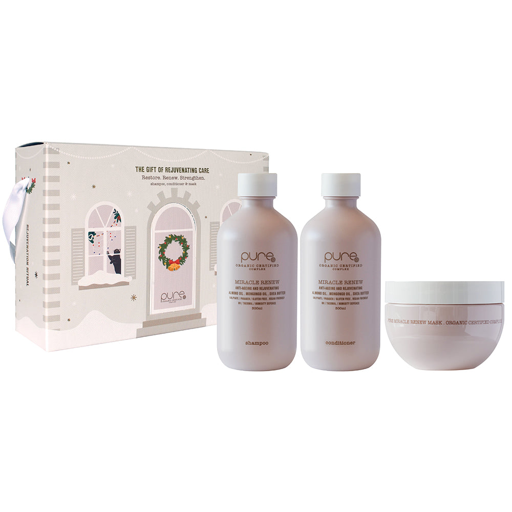 PURE TRIO MIRACLE RENEW Shampoo & Conditioner + Miracle Renew Mask