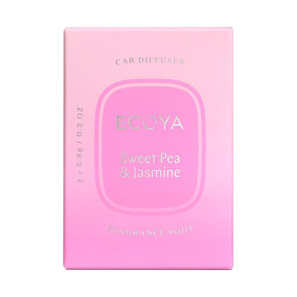 ECOYA Sweet Pea & Jasmine Car Diffuser Refill