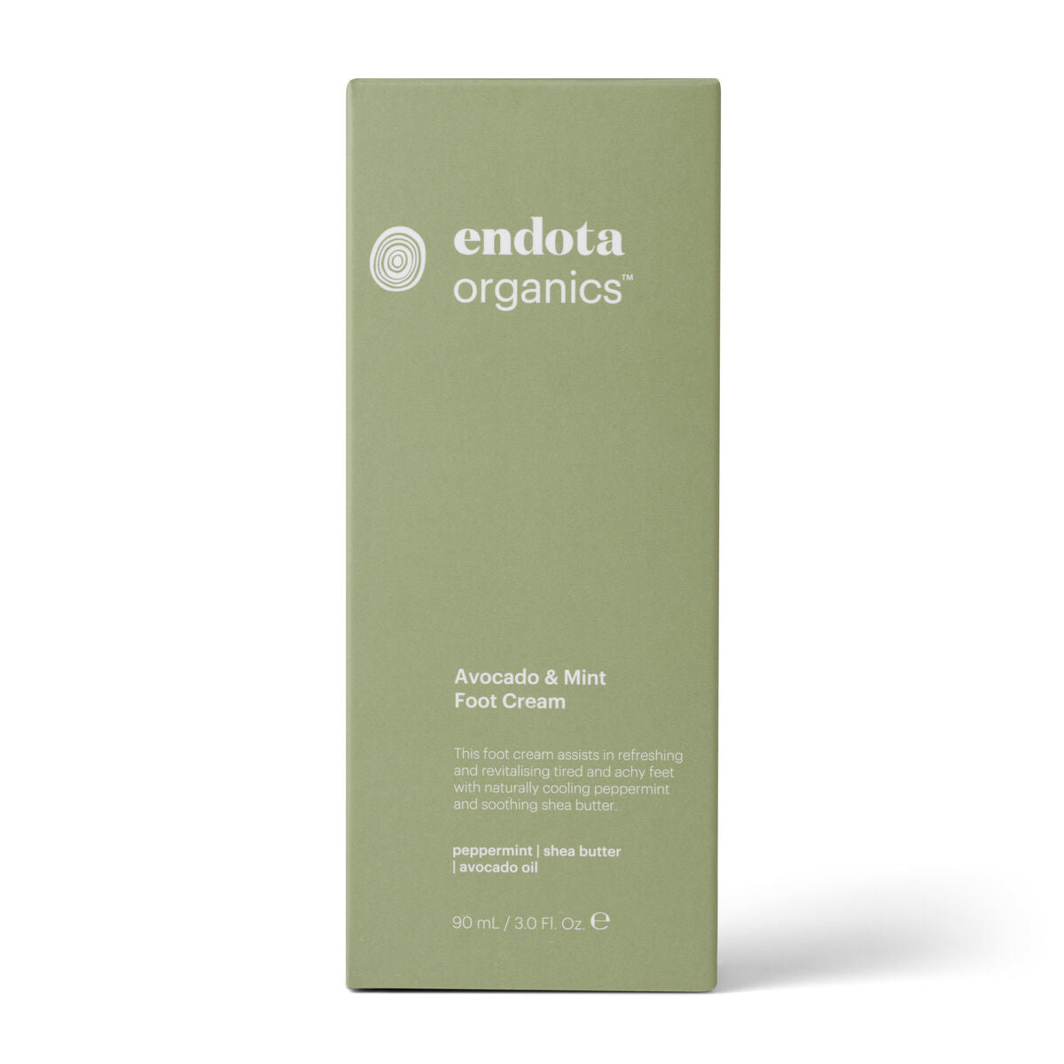 endota Organics Avocado & Mint Foot Cream 90ml
