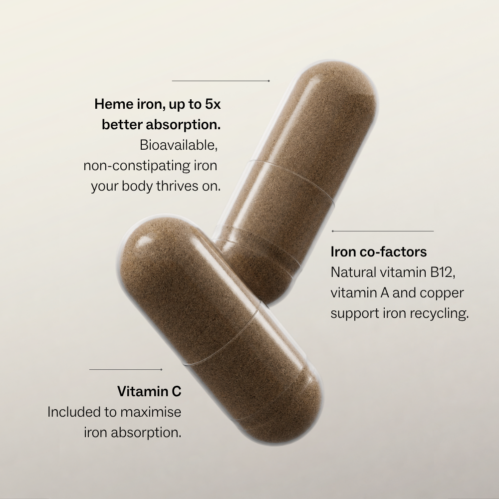 My Way Up Organic Liver Iron + Energy 120 Hard Capsules
