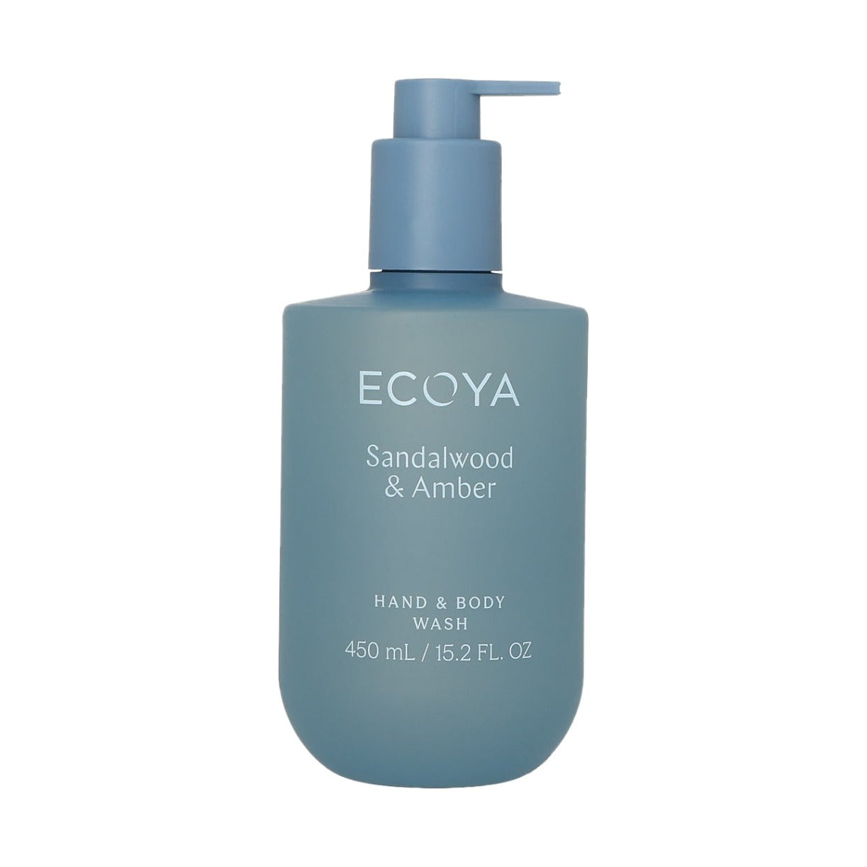 ECOYA Hand & Body Wash Sandalwood & Amber 450ml
