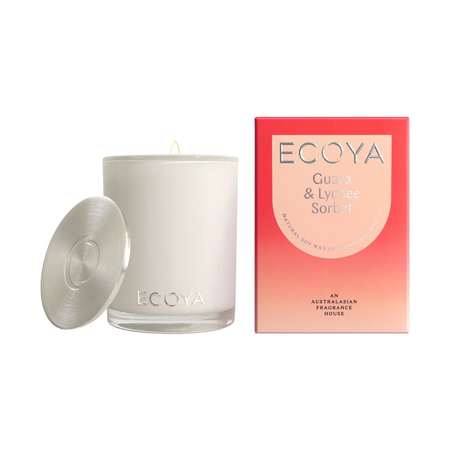 ECOYA Guava & Lychee Sorbet Madison Candle 400g