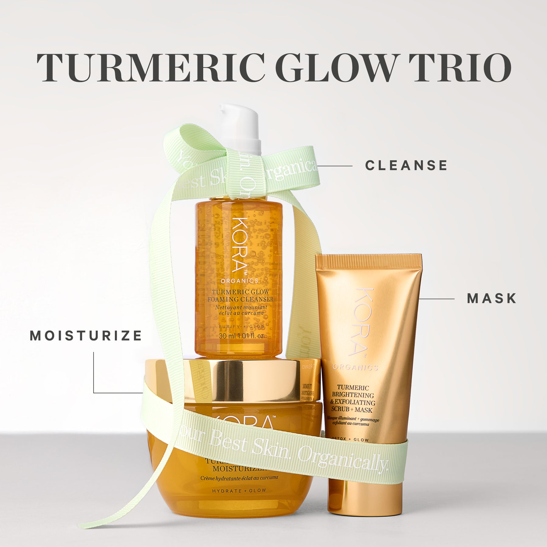 KORA Organics Turmeric Glow Trio - Limited Edition