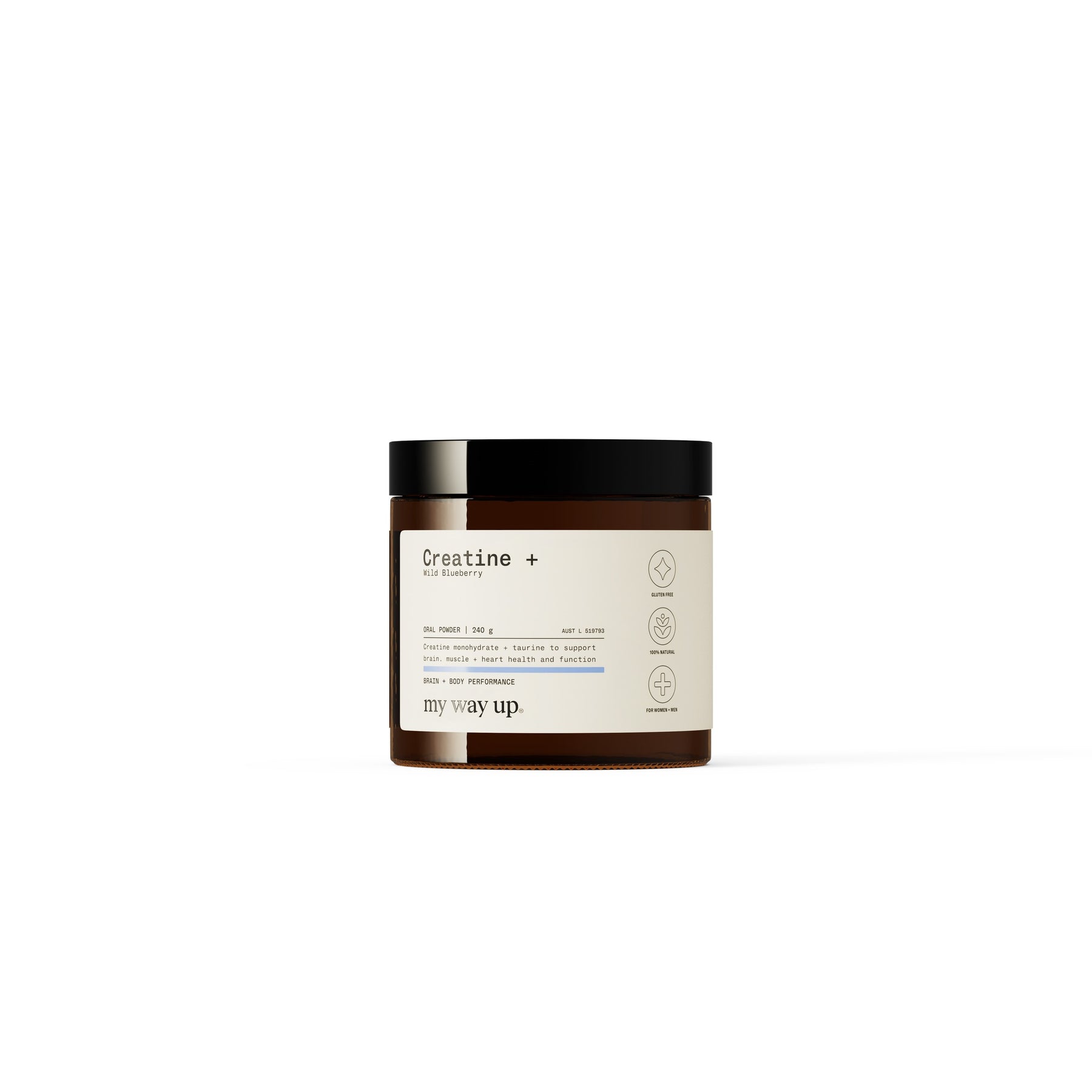 My Way Up Creatine+ Wild Blueberry 240g