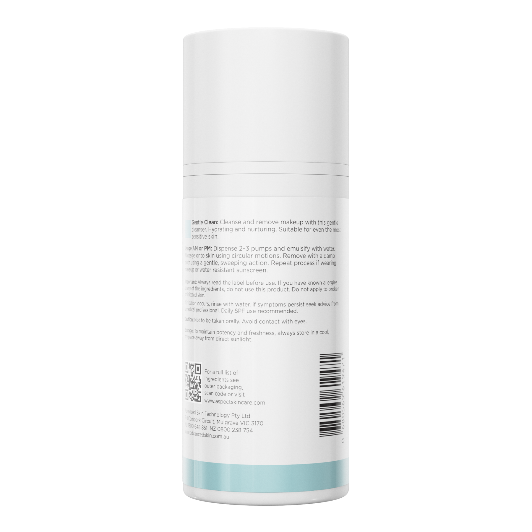 Aspect Gentle Clean Facial Cleanser 100ml